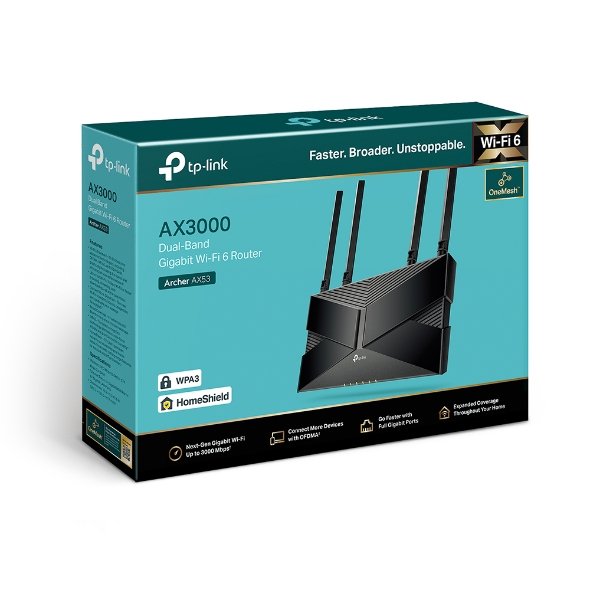 TP-Link Archer AX53 AX3000 Dual Band Gigabit WiFi 6 Router - Image 4