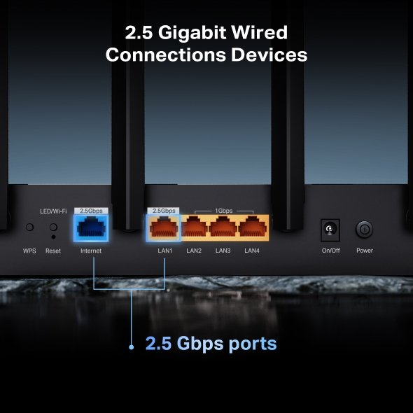 TP-Link Archer BE400 BE6500 Dual Band Gigabit WiFi 7 Router - Image 6