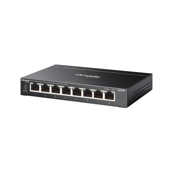 TP-Link ES208GP 8-Port Gigabit Easy Managed Switch with 8-Port PoE+ - Image 3