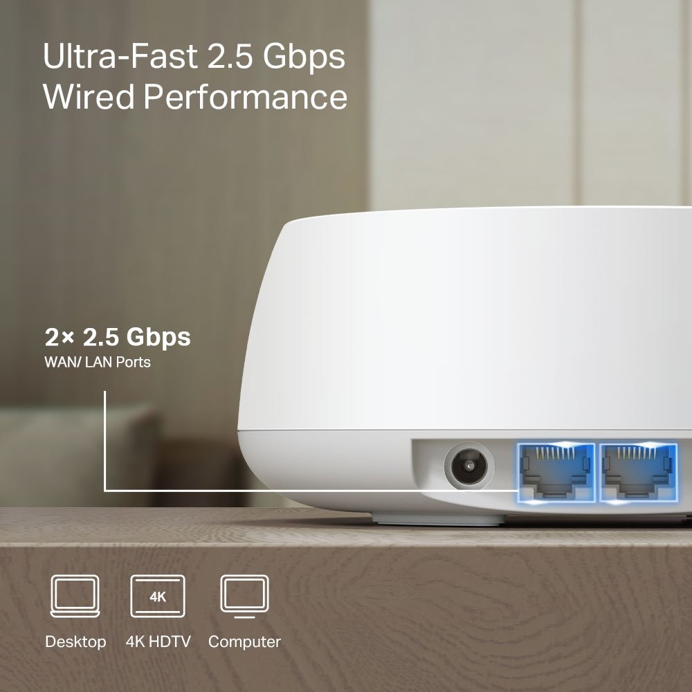 TP-Link Deco BE25 BE5000 WiFi 7 Mesh System (3-Pack) - Image 3