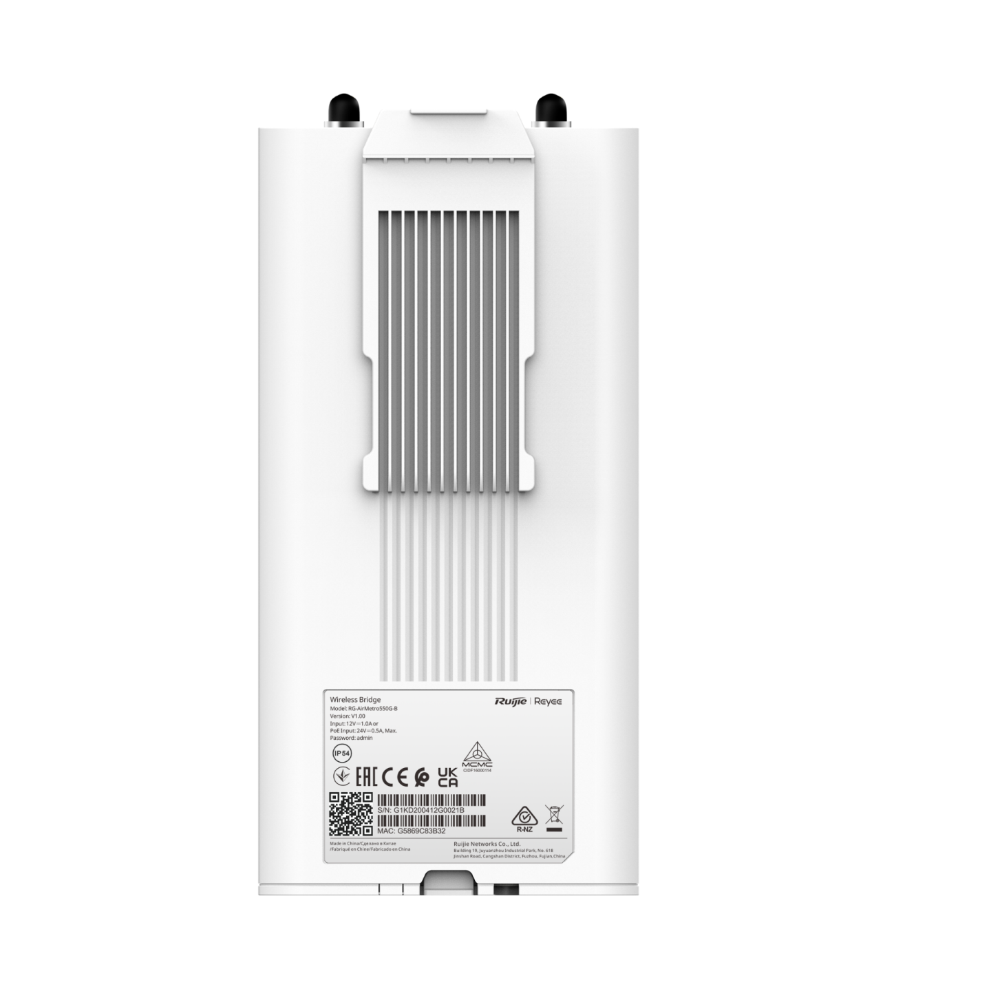 RG-AirMetro550G-B, Base Station of RG-AirMetro Series Wireless Bridges (Single) - Image 3