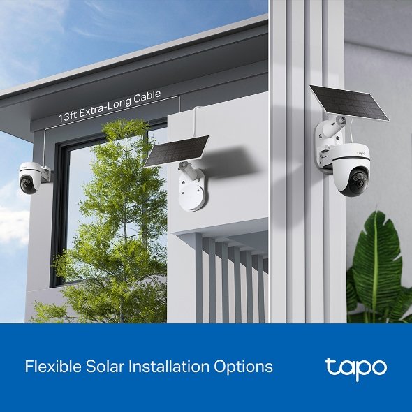 Tapo C610 KIT Solar-Powered Pan/Tilt Security Camera Kit - Image 5