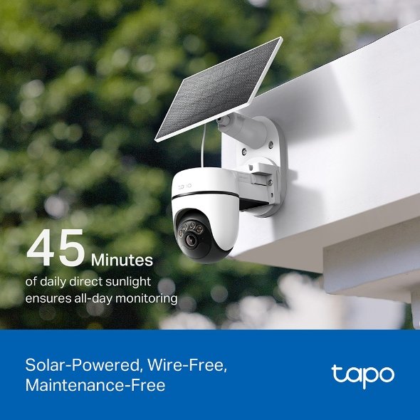 Tapo C610 KIT Solar-Powered Pan/Tilt Security Camera Kit - Image 6