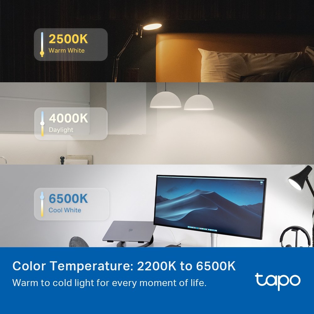Tapo L535E Smart WiFi Light Bulb, Multicolor - Image 5