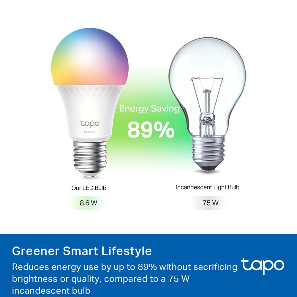 Tapo L535E Smart WiFi Light Bulb, Multicolor - Image 8