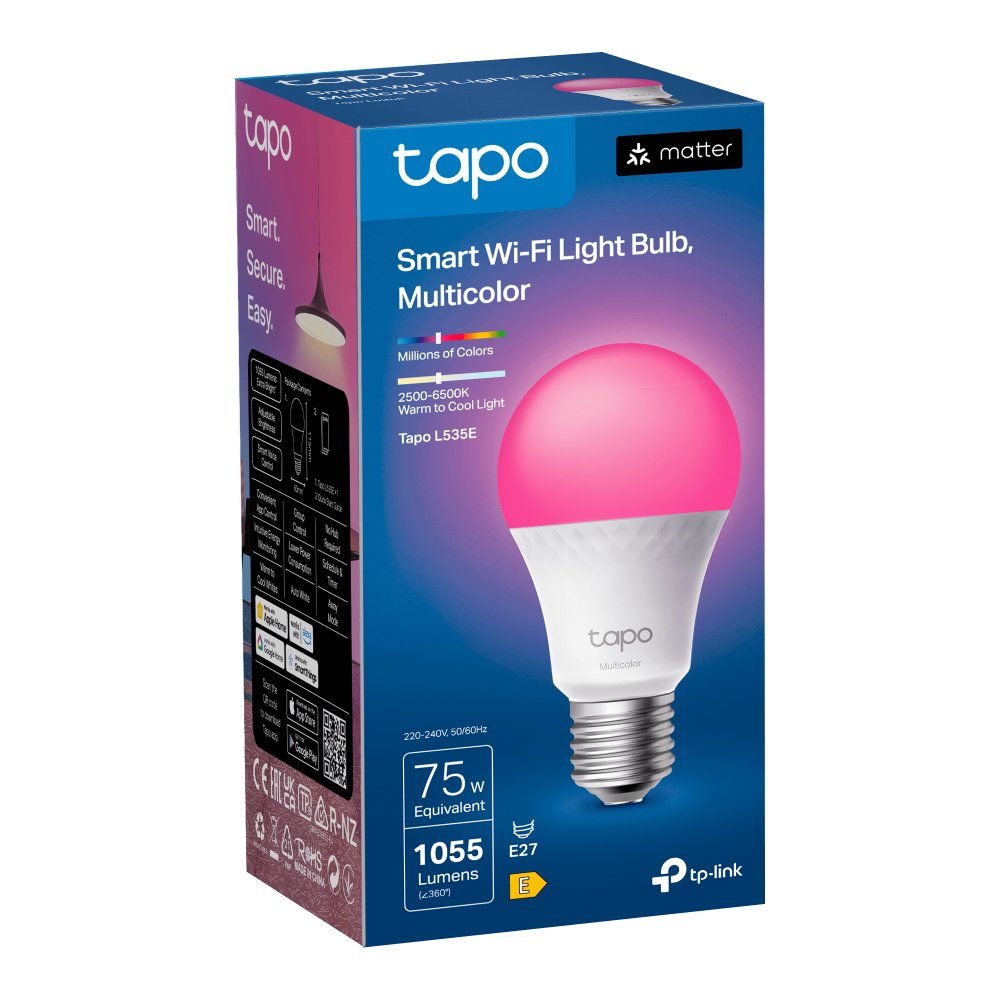 Tapo L535E Smart WiFi Light Bulb, Multicolor - Image 11