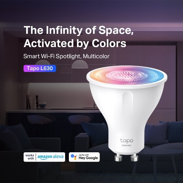 Tapo L630 Smart Wi-Fi Spotlight, Multicolor - Image 2