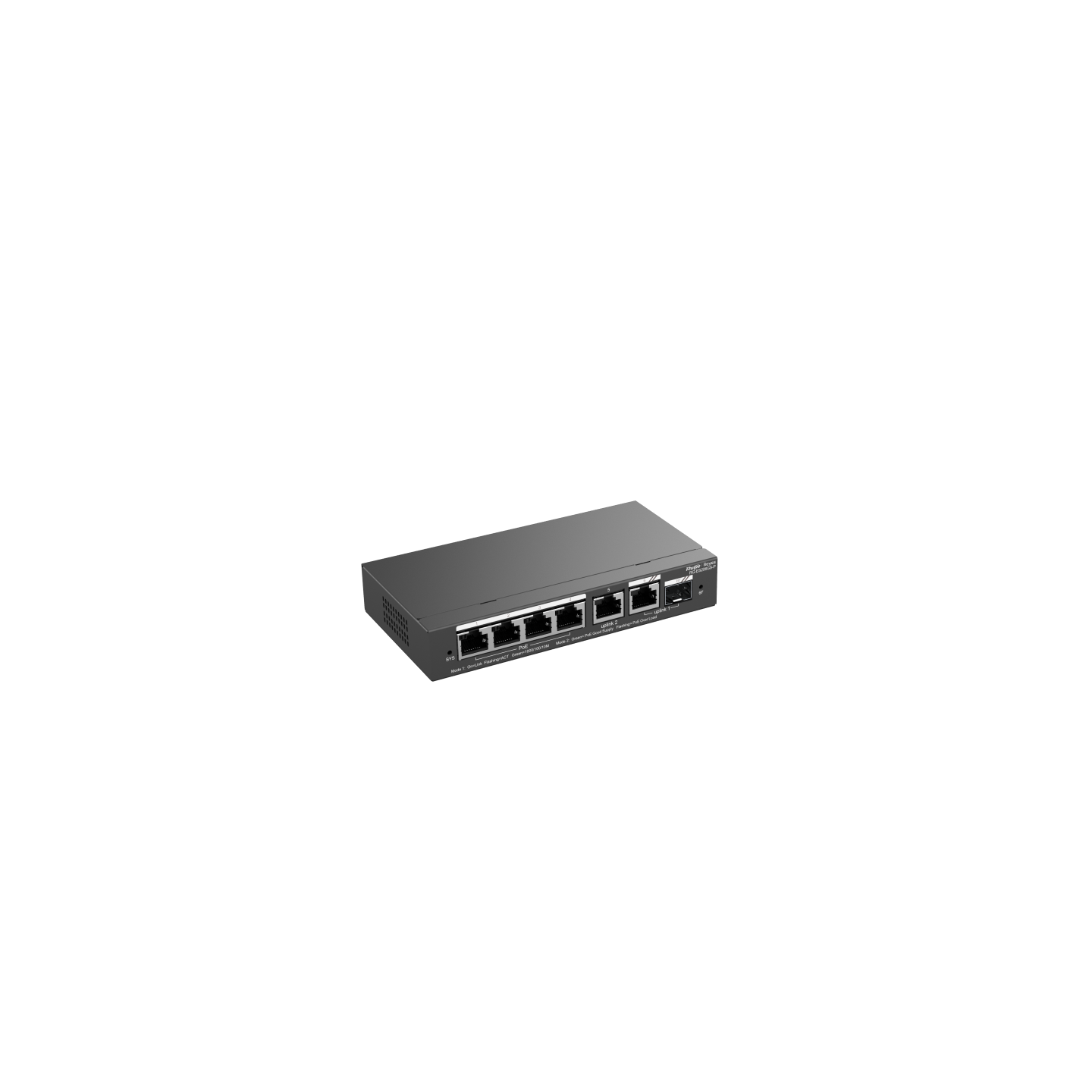 RG-ES206GS-P, 6-Port Gigabit Smart Cloud Managed PoE Switch - Image 3